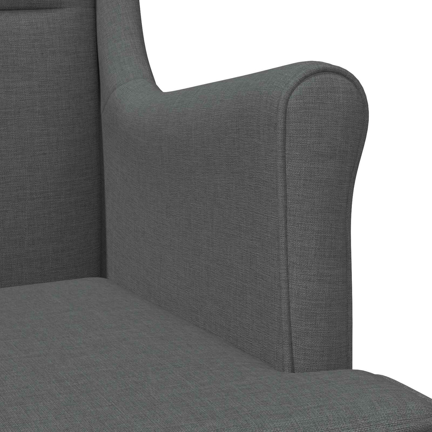 Fauteuil Donkergrijs Stof