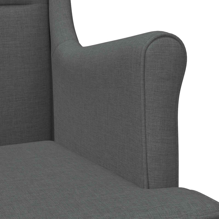 Fauteuil Donkergrijs Stof