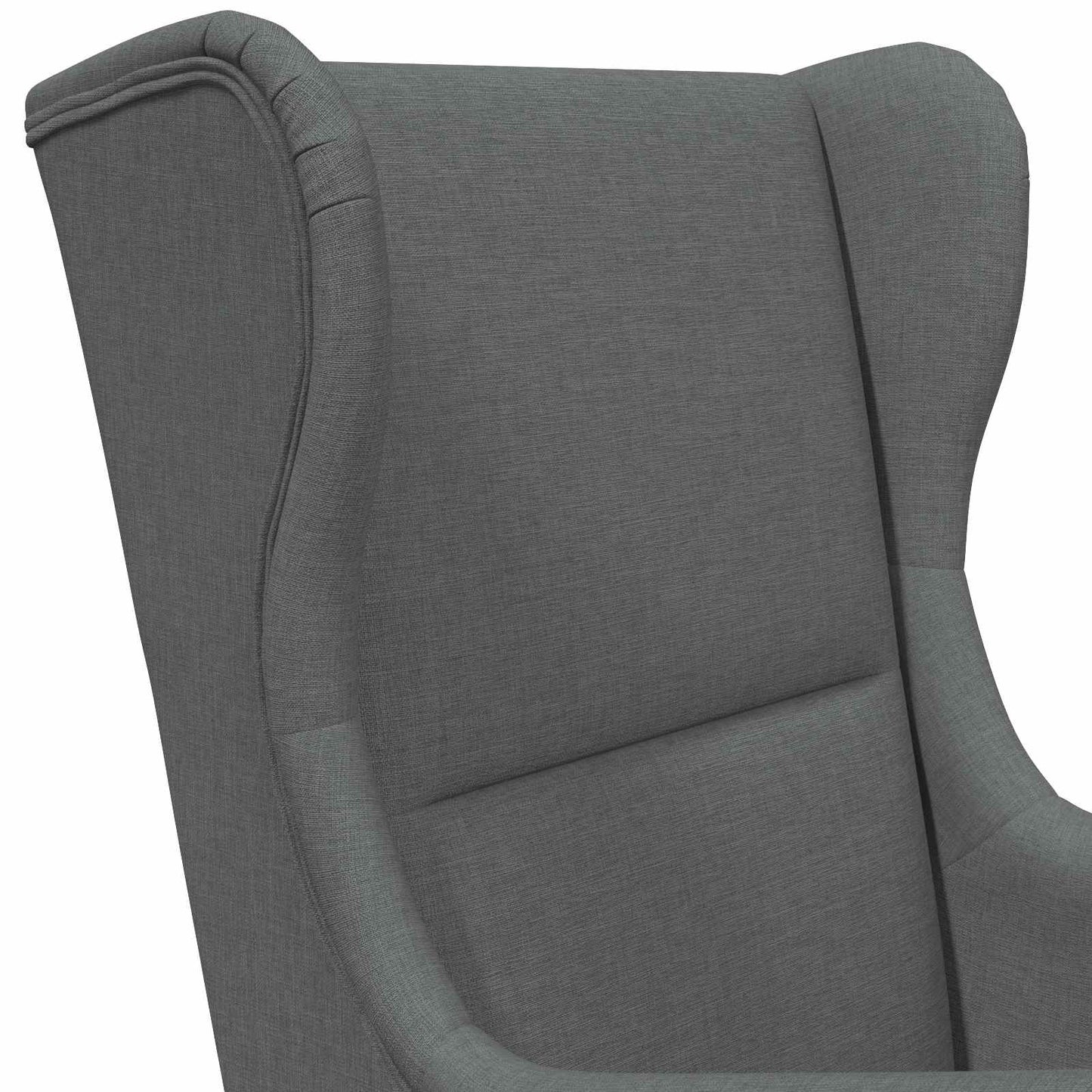 Fauteuil Donkergrijs Stof