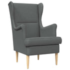 Armchair Dark Grey Fabric
