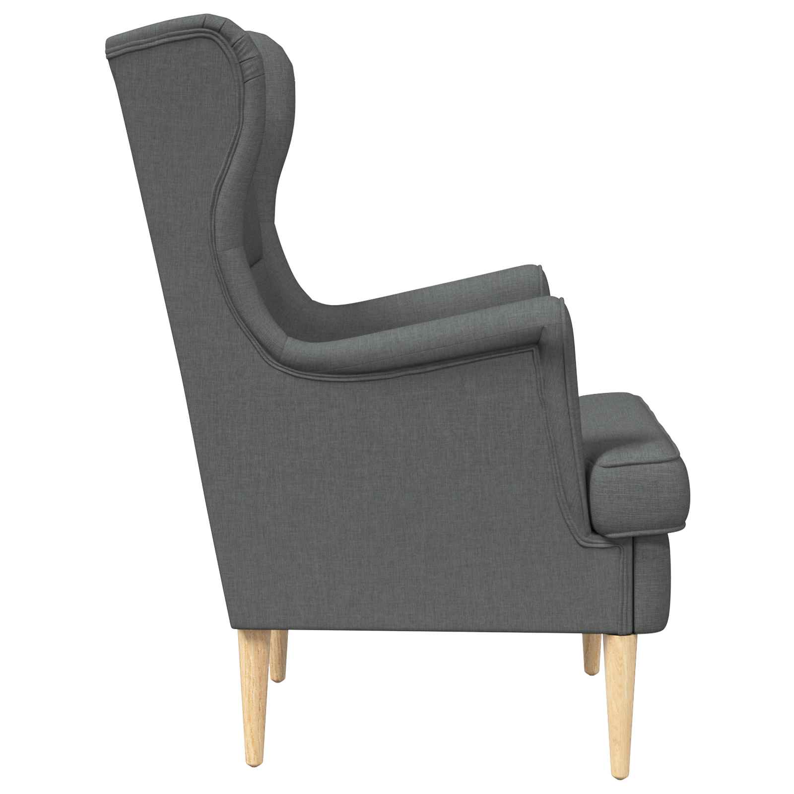 Fauteuil Donkergrijs Stof