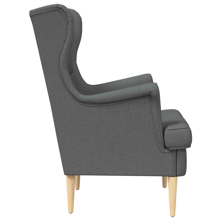 Fauteuil Donkergrijs Stof