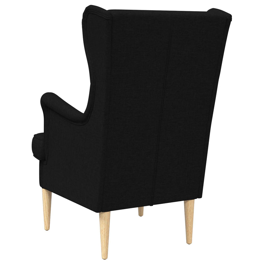 Fauteuil Zwart Stof
