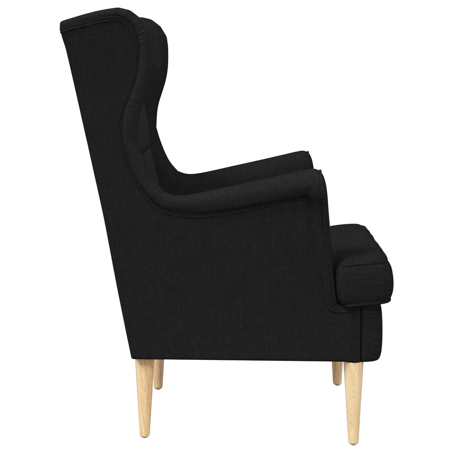 Fauteuil Zwart Stof