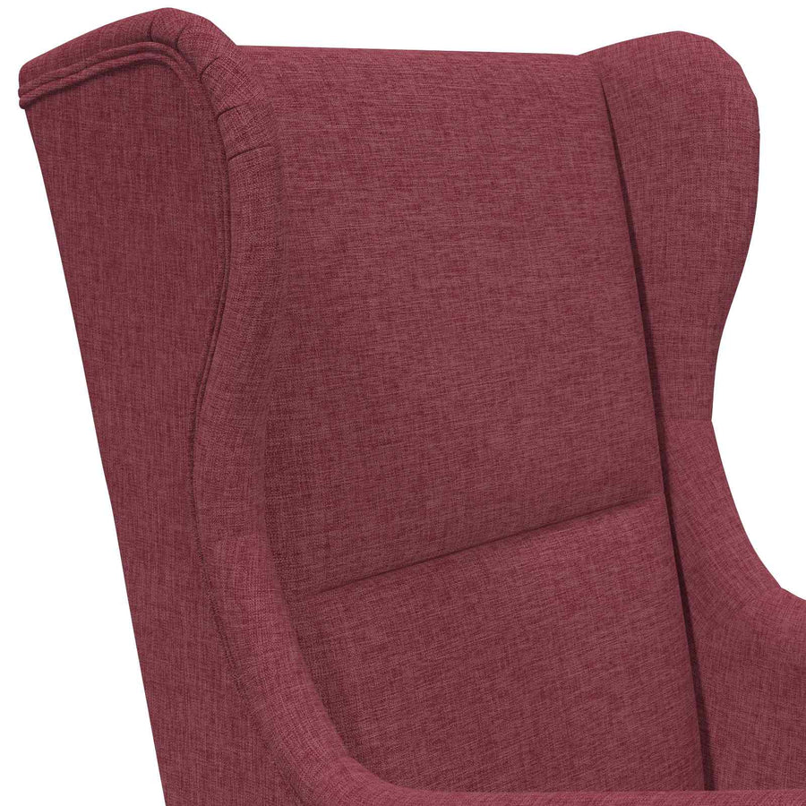 Fauteuil Wijnrood Stof