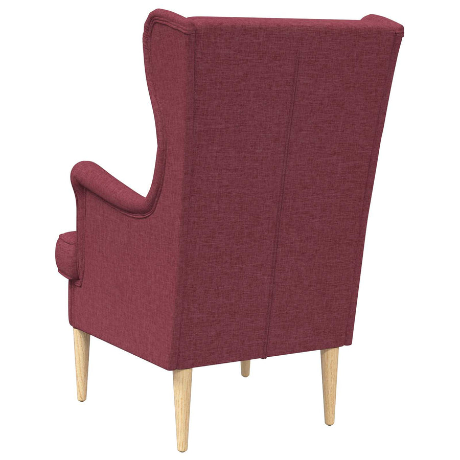 Fauteuil Wijnrood Stof