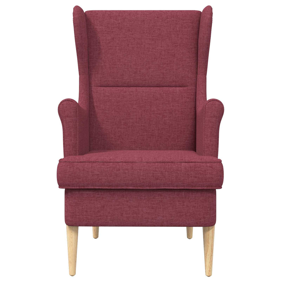 Fauteuil Wijnrood Stof