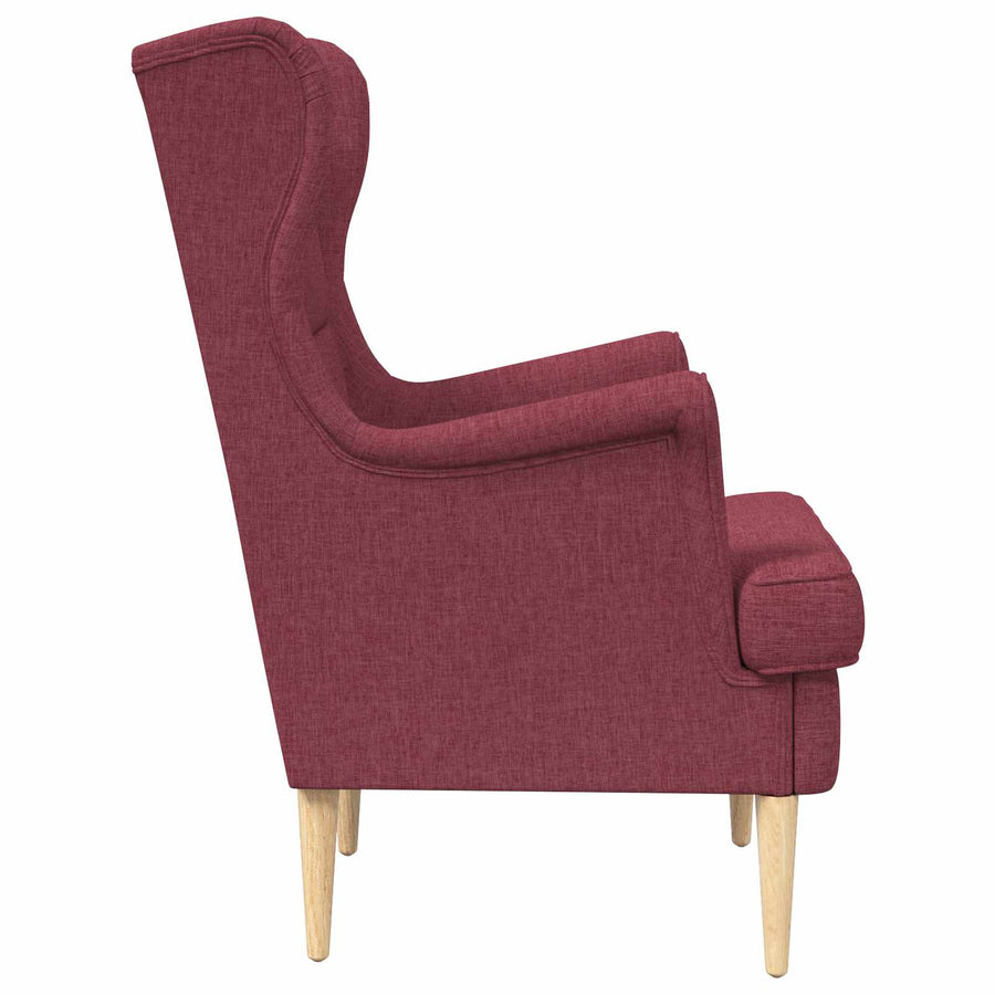 Fauteuil Wijnrood Stof
