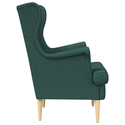 Fauteuil Donkergroen Stof