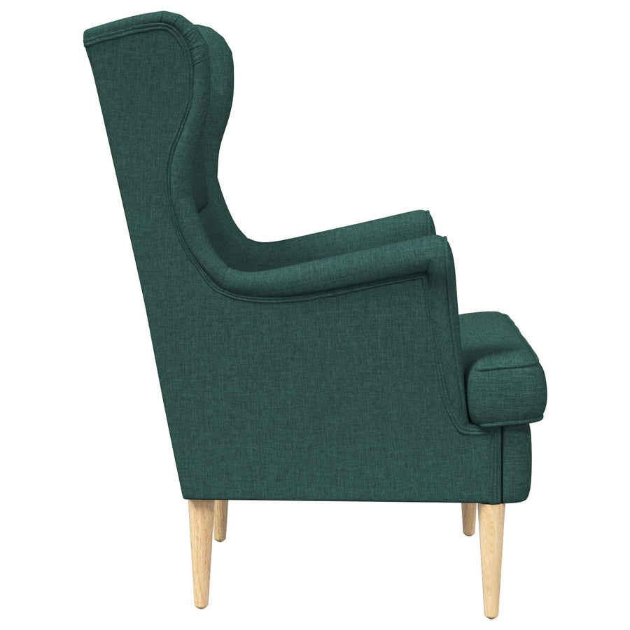 Fauteuil Donkergroen Stof