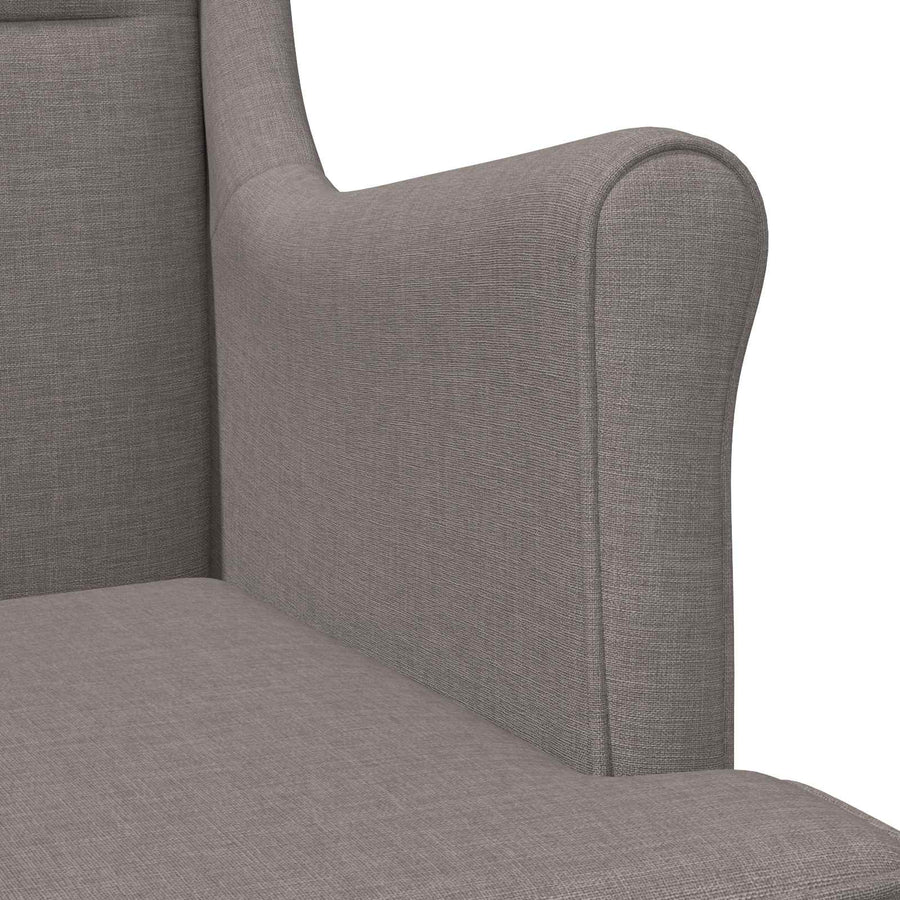 Fauteuil Taupe Stof