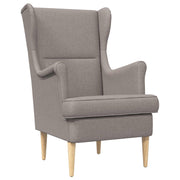 Fauteuil taupe stof 65x79x100 cm