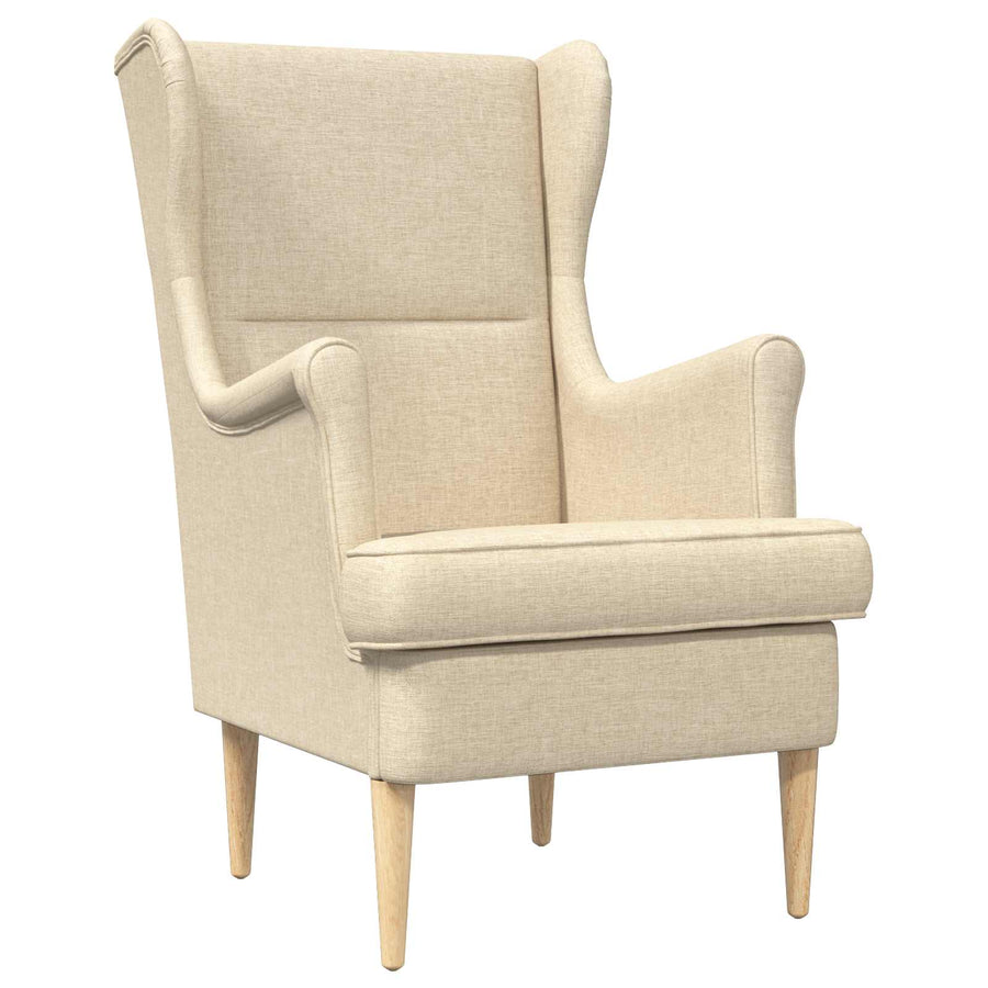 Fauteuil Crème Stof