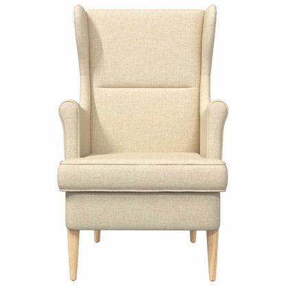 Fauteuil Crème Stof