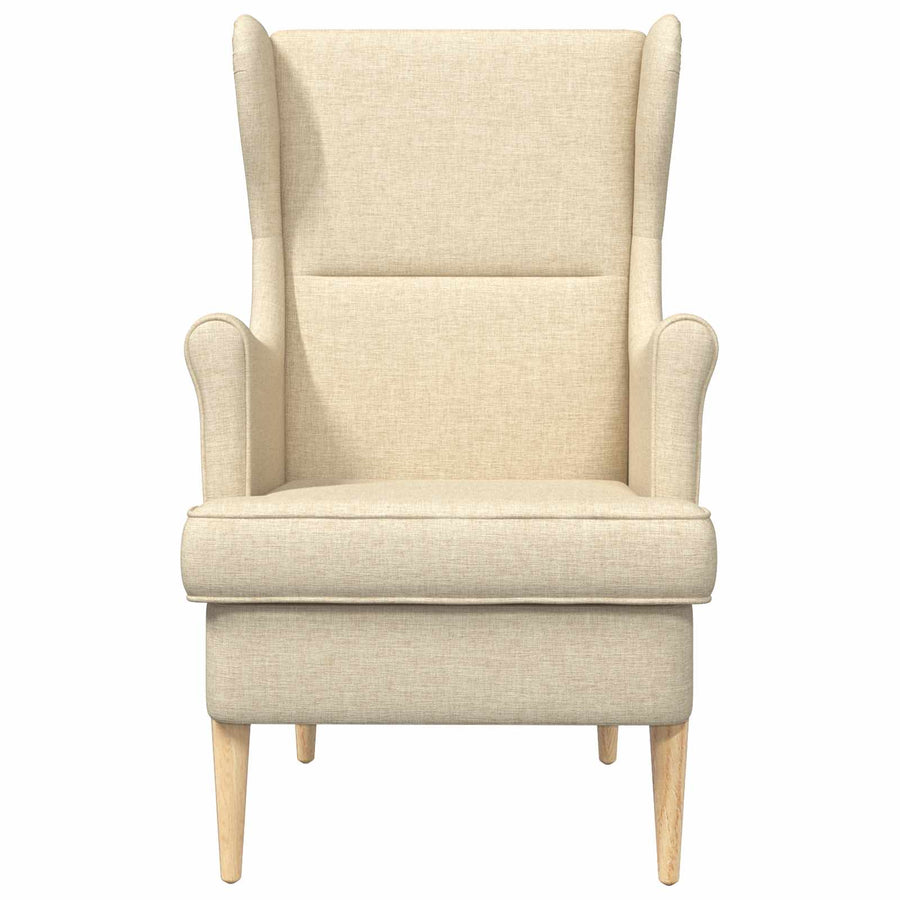 Fauteuil Crème Stof