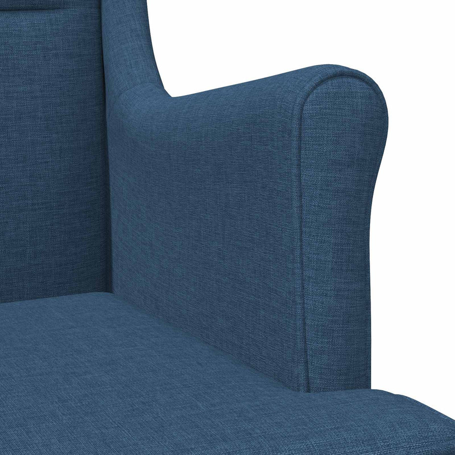 Fauteuil Blauw Stof