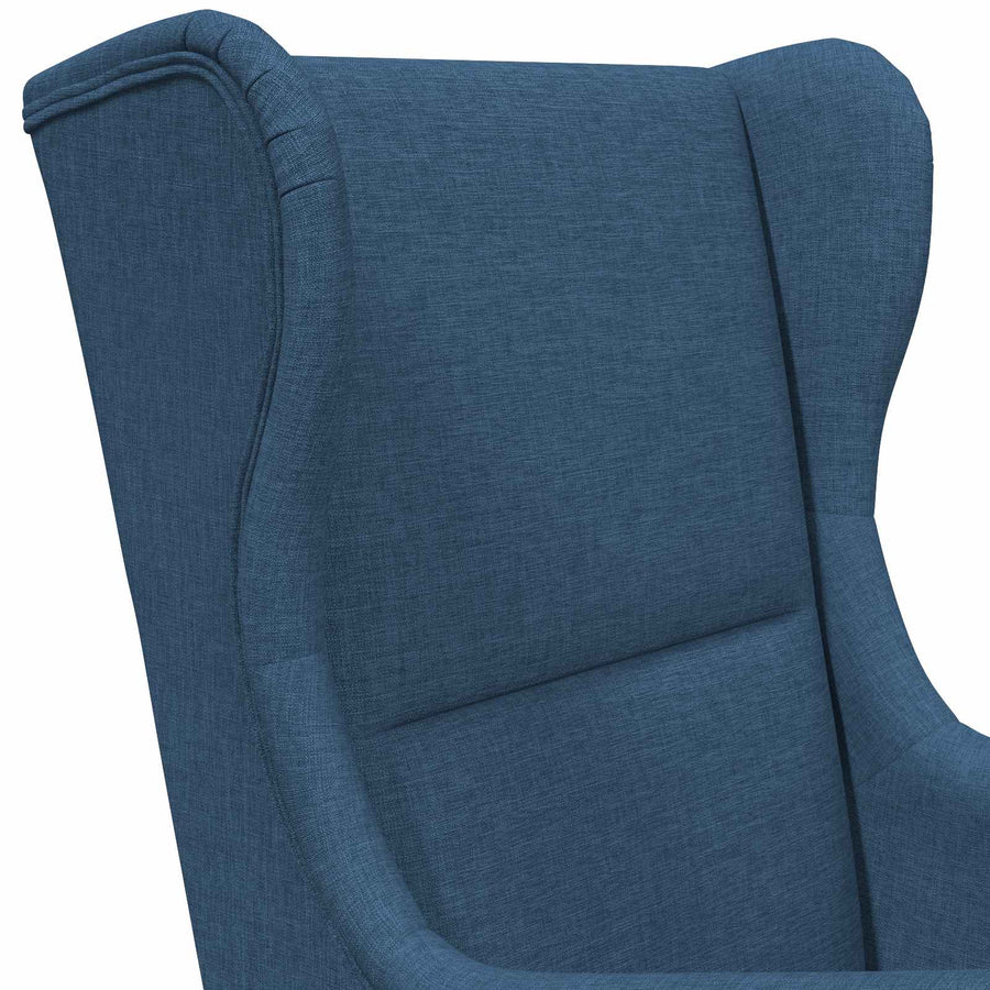 Fauteuil Blauw Stof