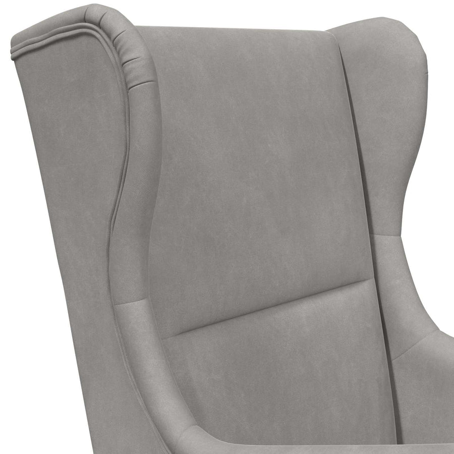 Fauteuil Lichtgrijs Fluweel