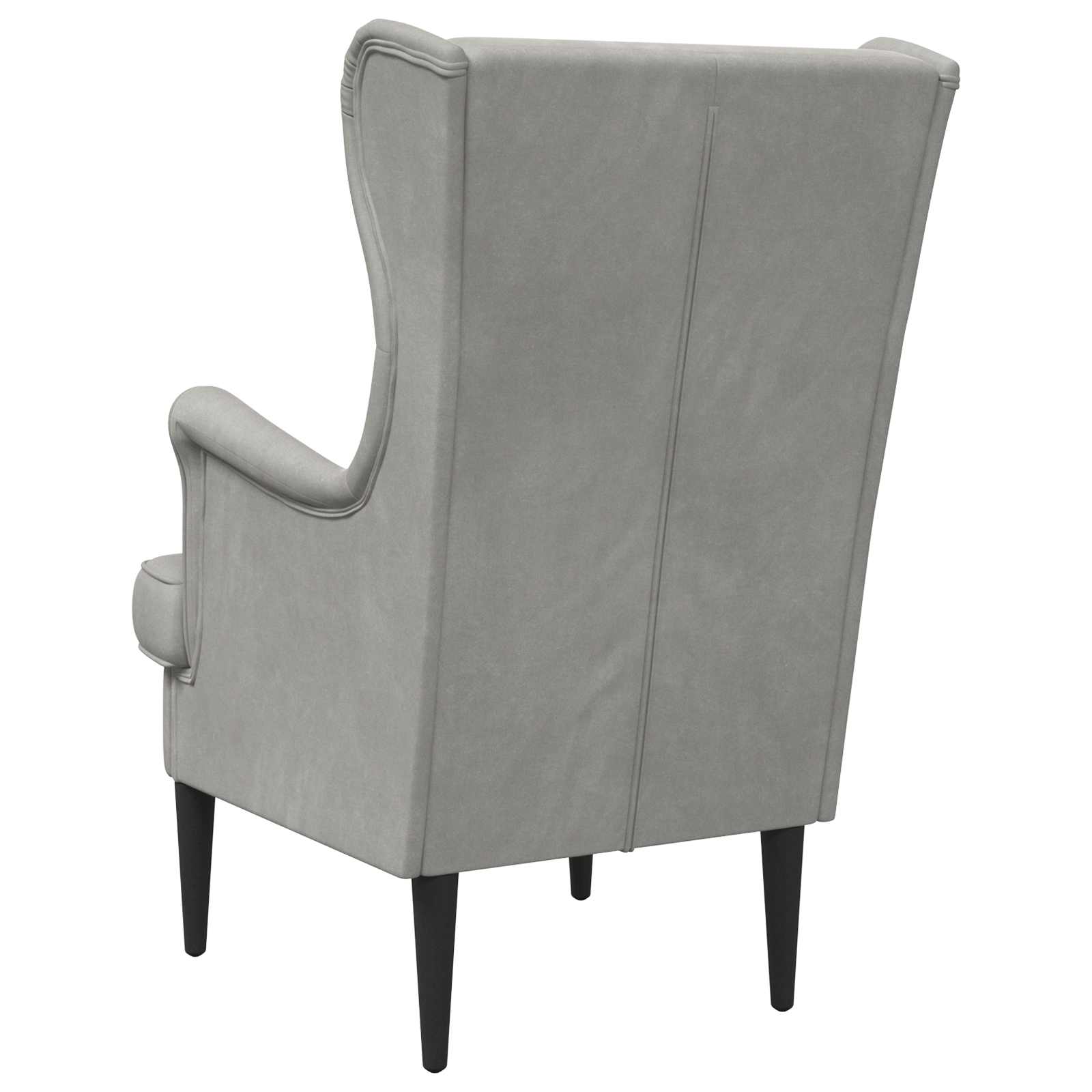 Fauteuil Lichtgrijs Fluweel