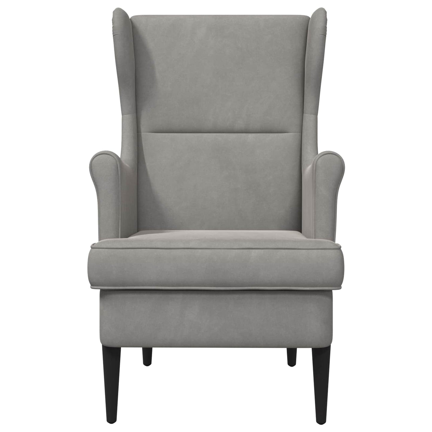 Fauteuil Lichtgrijs Fluweel