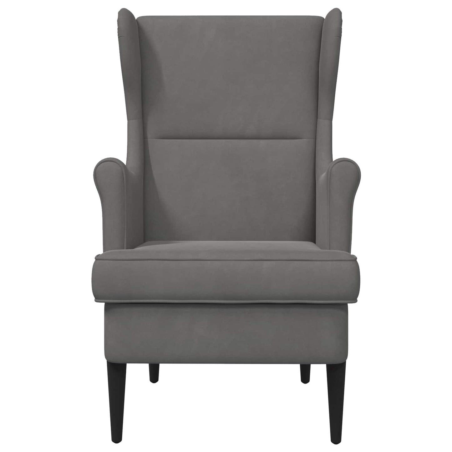 Fauteuil Donkergrijs Fluweel