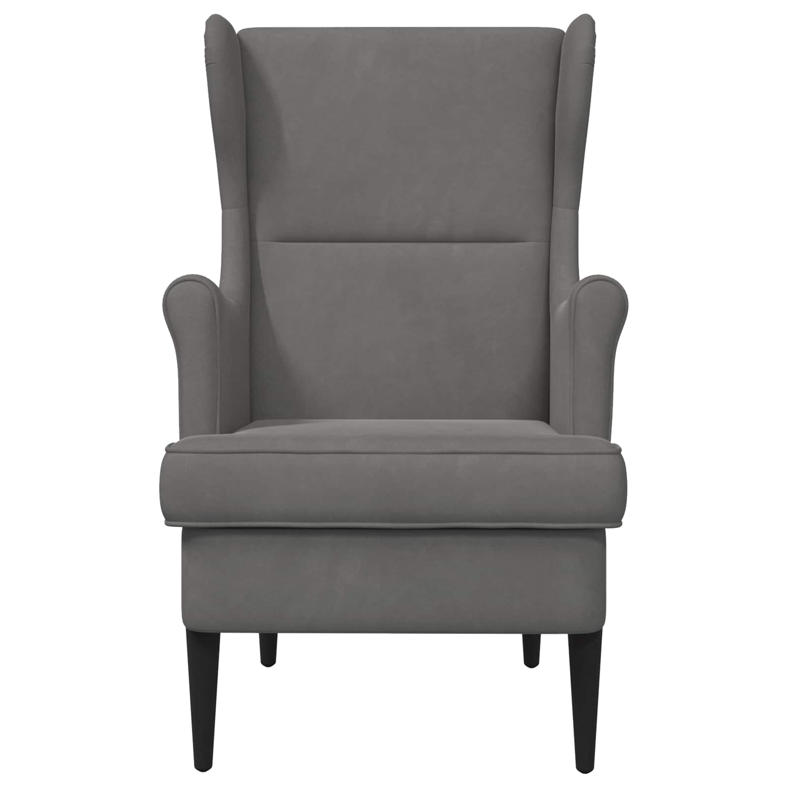 Fauteuil Donkergrijs Fluweel