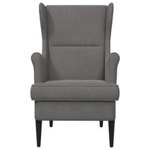 Fauteuil Donkergrijs Fluweel