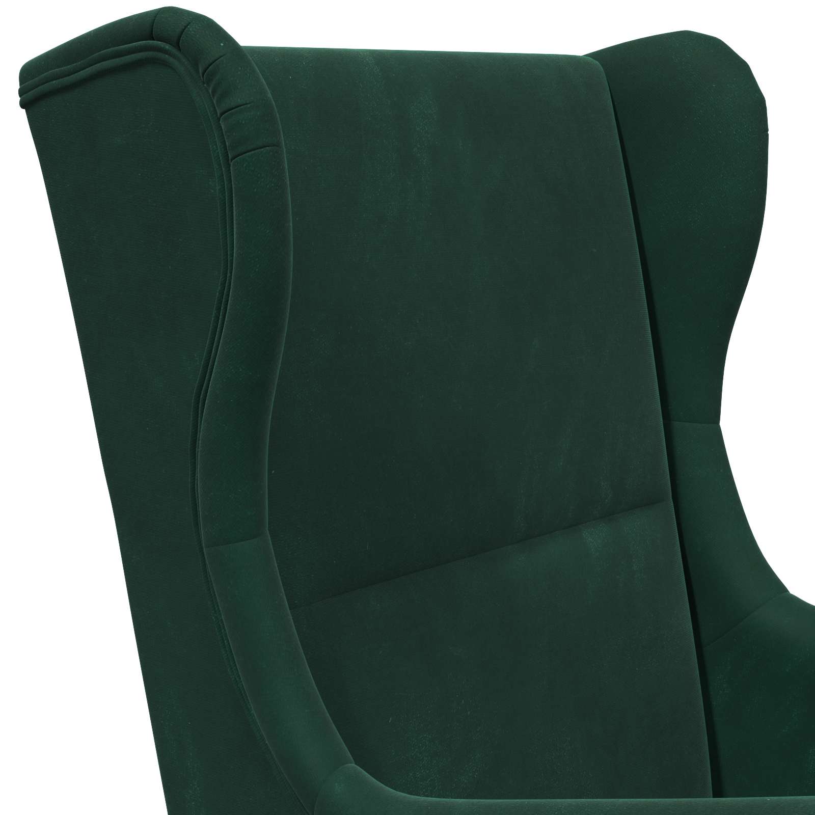 Fauteuil Donkergroen Fluweel
