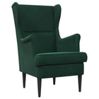 Armchair Dark Green Velvet