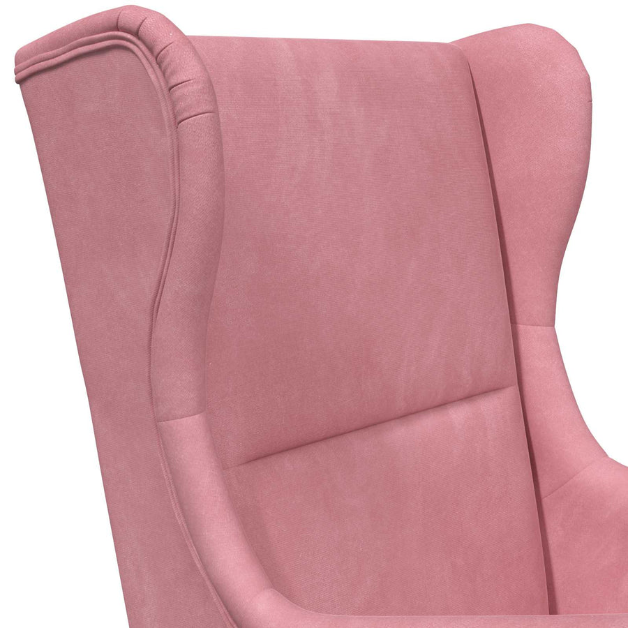 Fauteuil Roze Fluweel