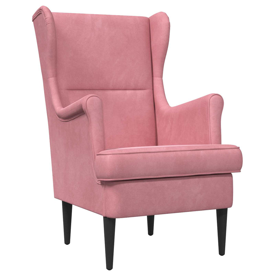 Fauteuil Roze Fluweel