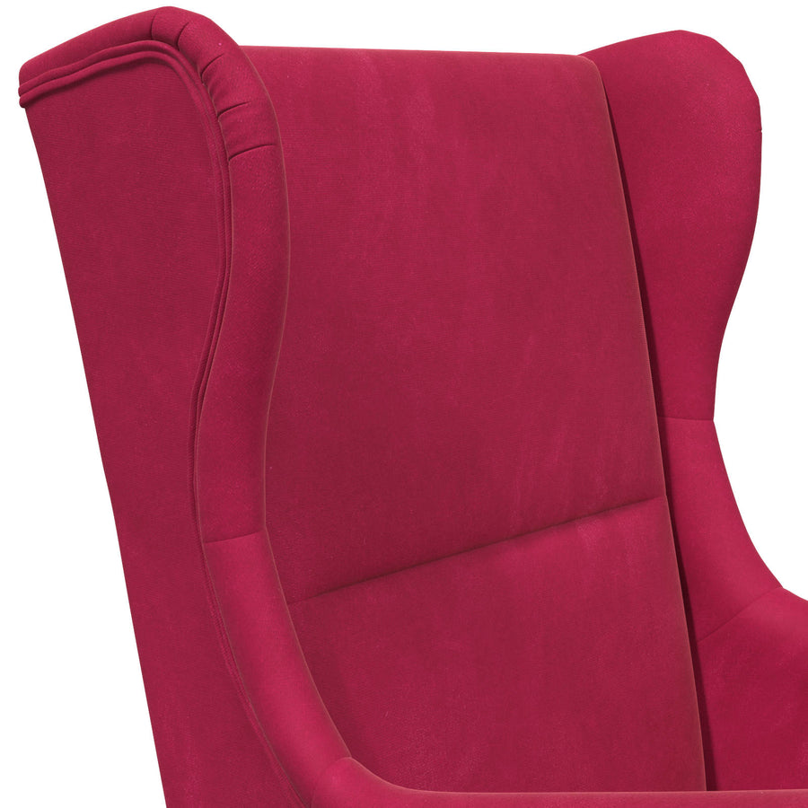 Fauteuil Wijnrood Fluweel
