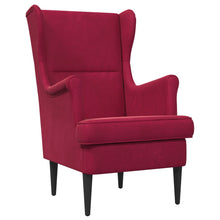 Fauteuil Wijnrood Fluweel