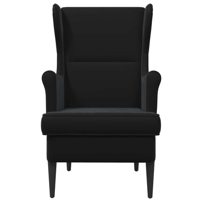 Fauteuil Zwart Fluweel
