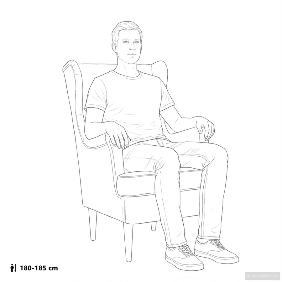 Fauteuil Zwart Fluweel