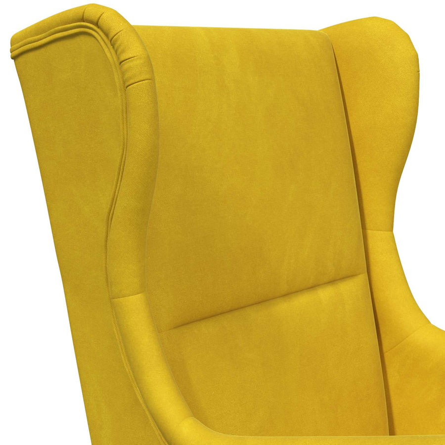 Fauteuil Geel Fluweel