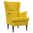 Armchair Yellow Velvet