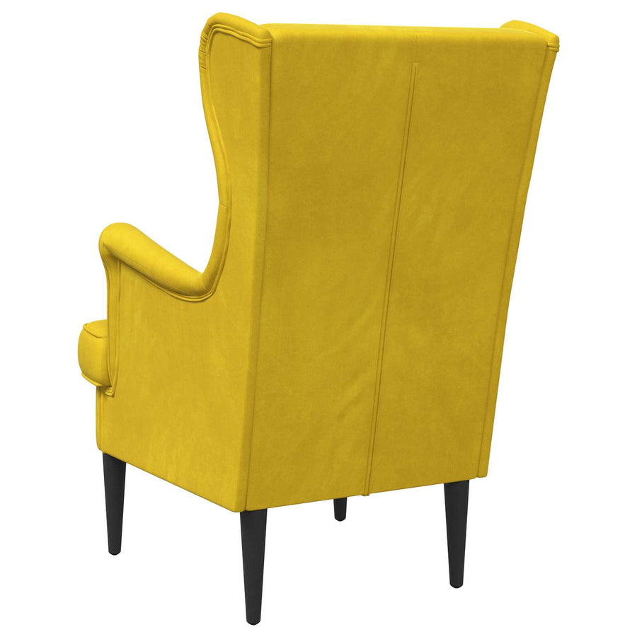 Fauteuil Geel Fluweel