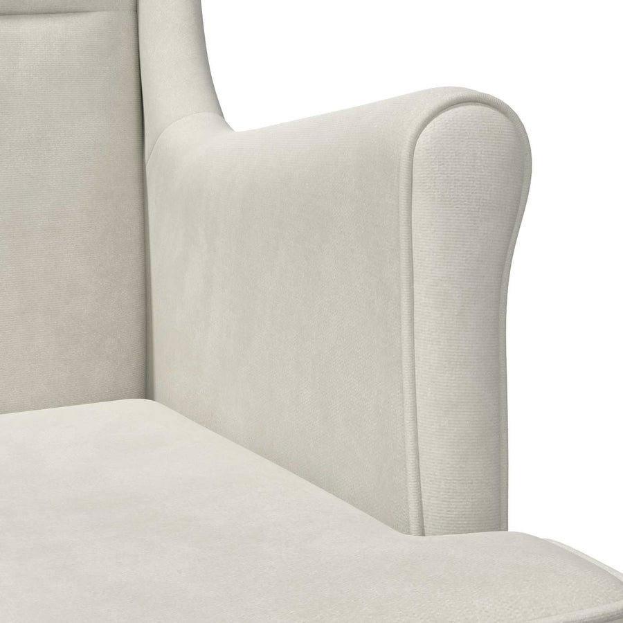 Fauteuil Crème Fluweel