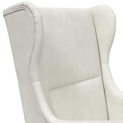 Fauteuil Crème Fluweel