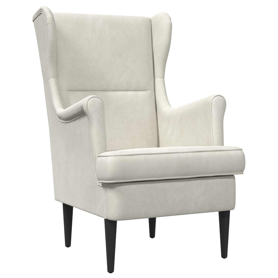 Fauteuil Crème Fluweel