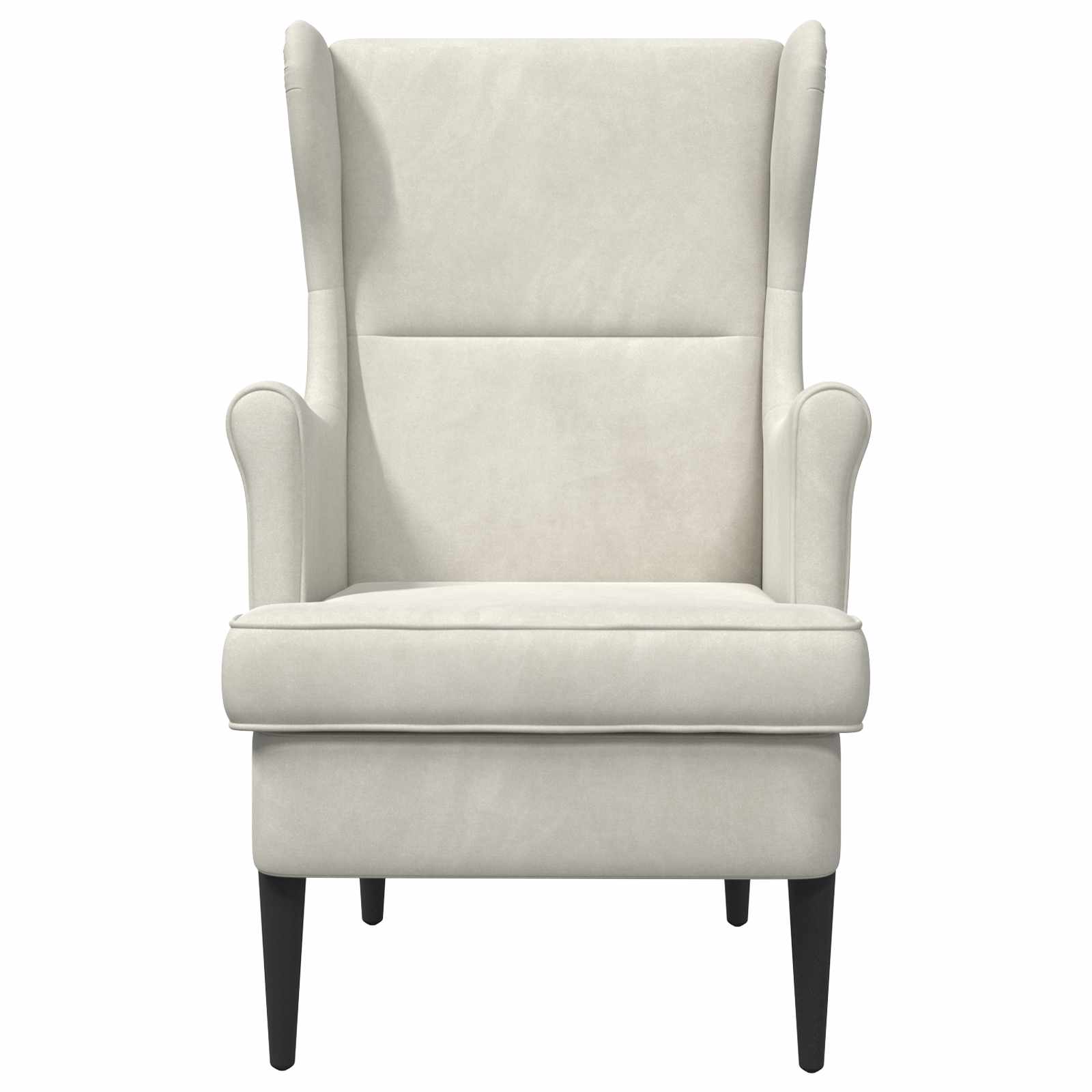 Fauteuil Crème Fluweel