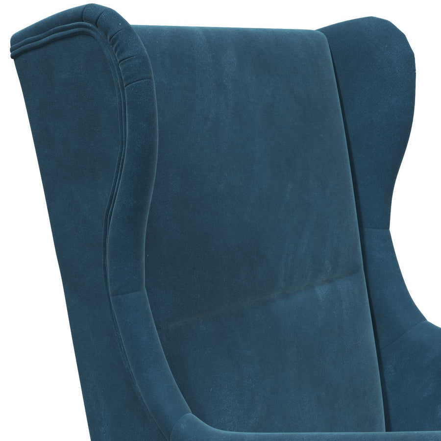 Fauteuil Blauw Fluweel