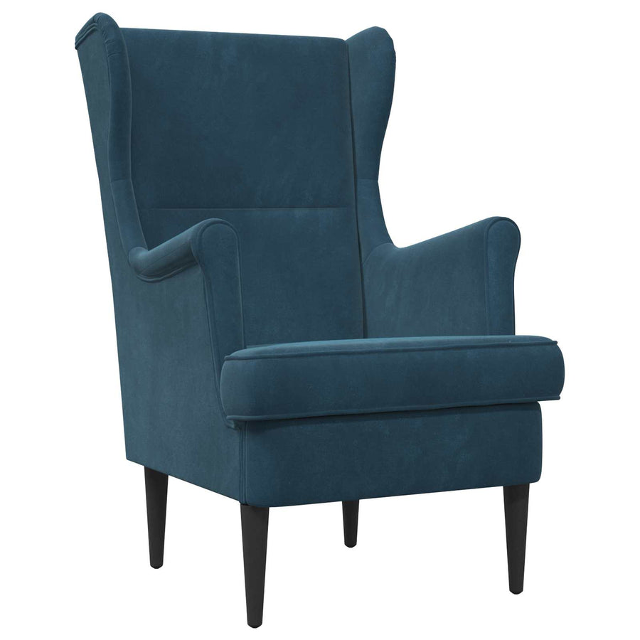 Fauteuil Blauw Fluweel