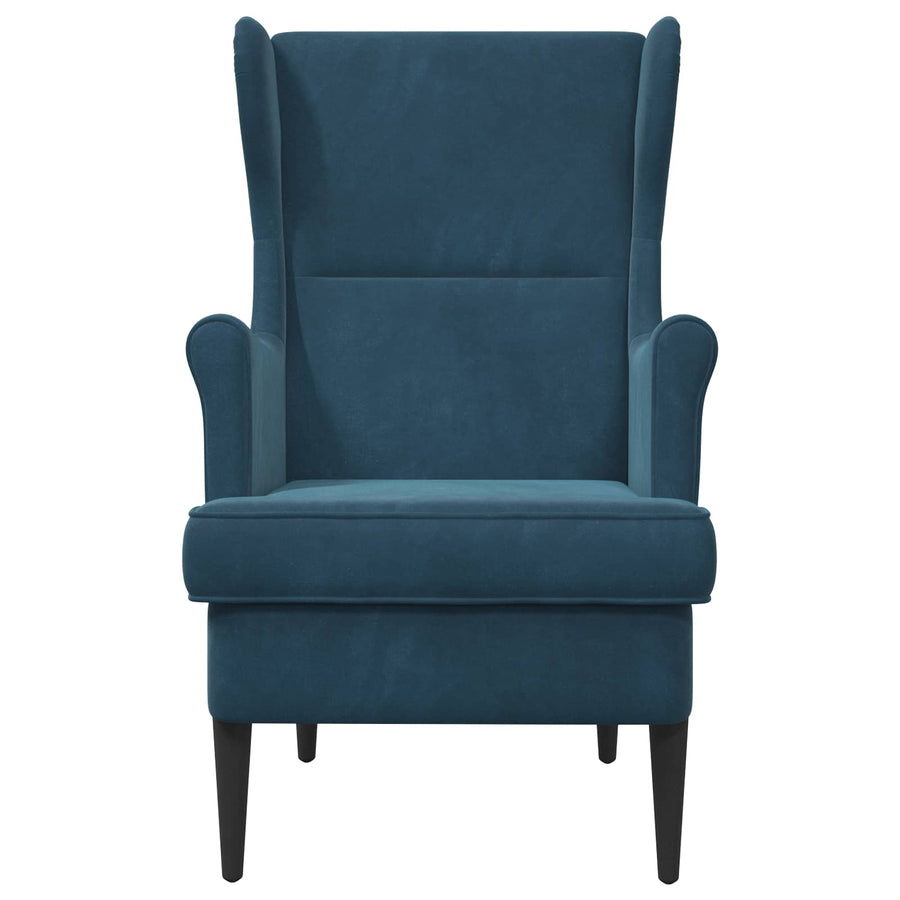 Fauteuil Blauw Fluweel