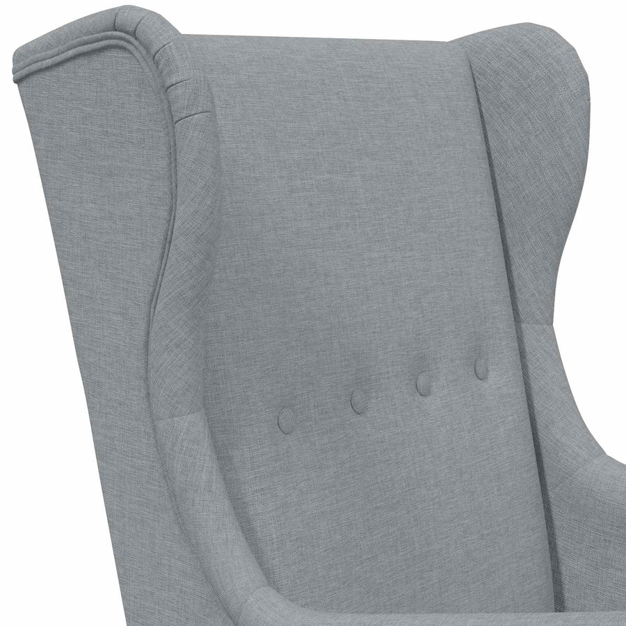 Fauteuil Lichtgrijs Stof