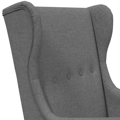 Fauteuil Donkergrijs Stof