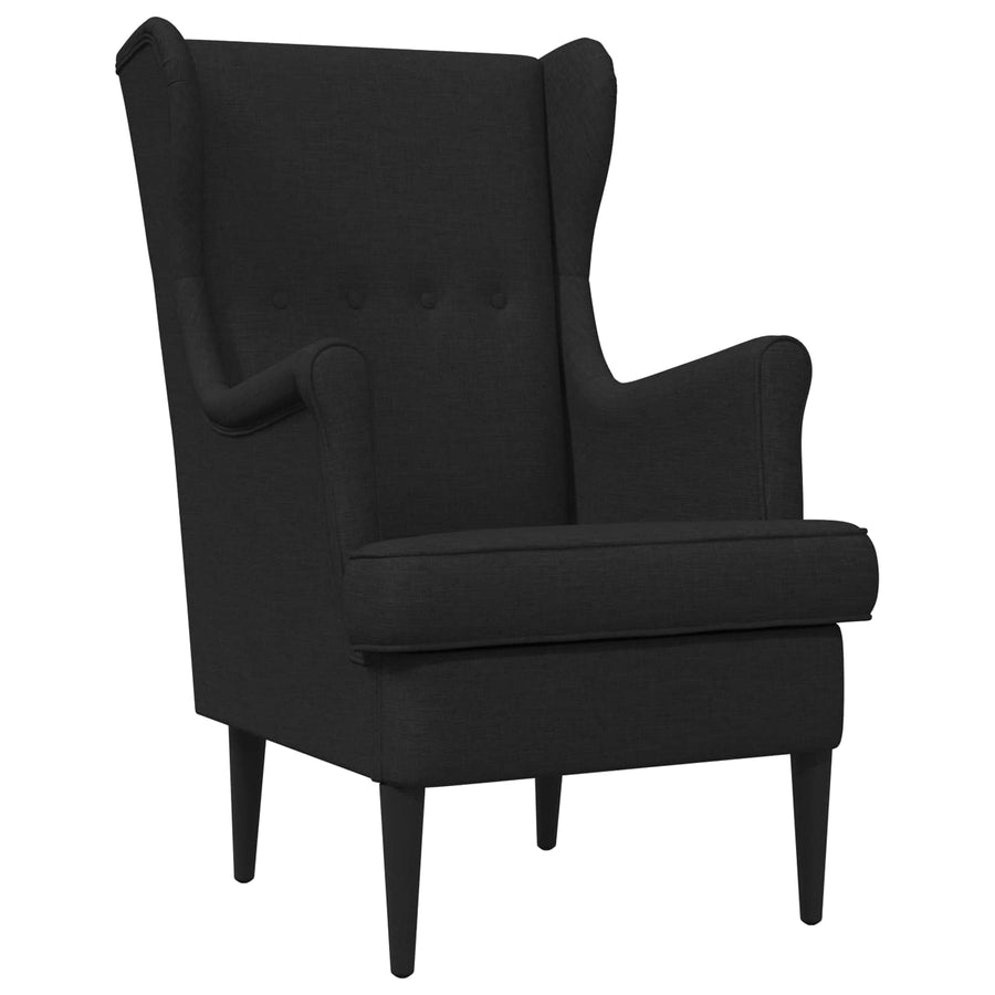 Fauteuil Zwart Stof