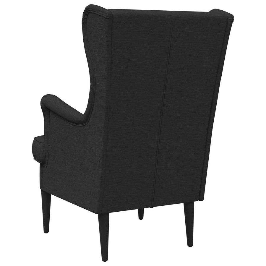 Fauteuil Zwart Stof