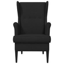 Fauteuil Zwart Stof